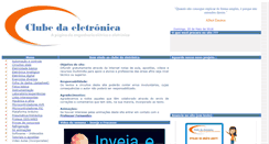 Desktop Screenshot of clubedaeletronica.com.br